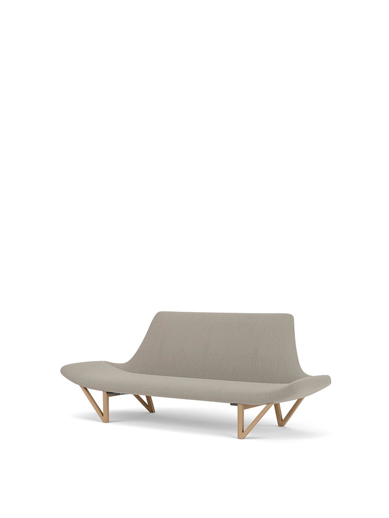 Pagode Sofa, Wooden Base