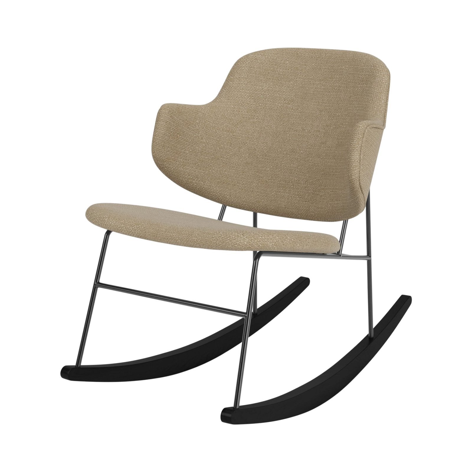 The Penguin Rocking Chair, Metal Base, Textile