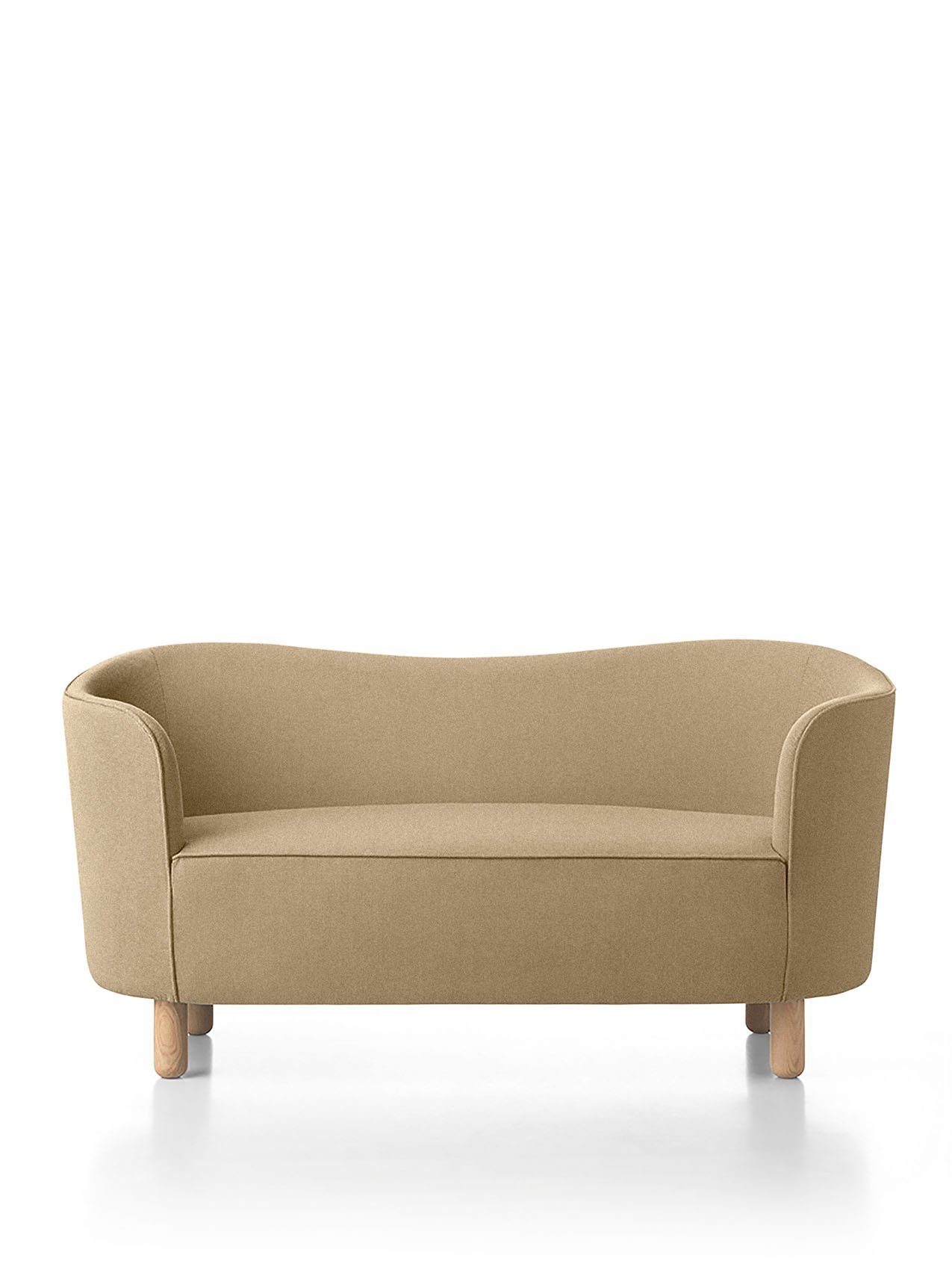 Mingle Sofa, Wooden Base, Textile