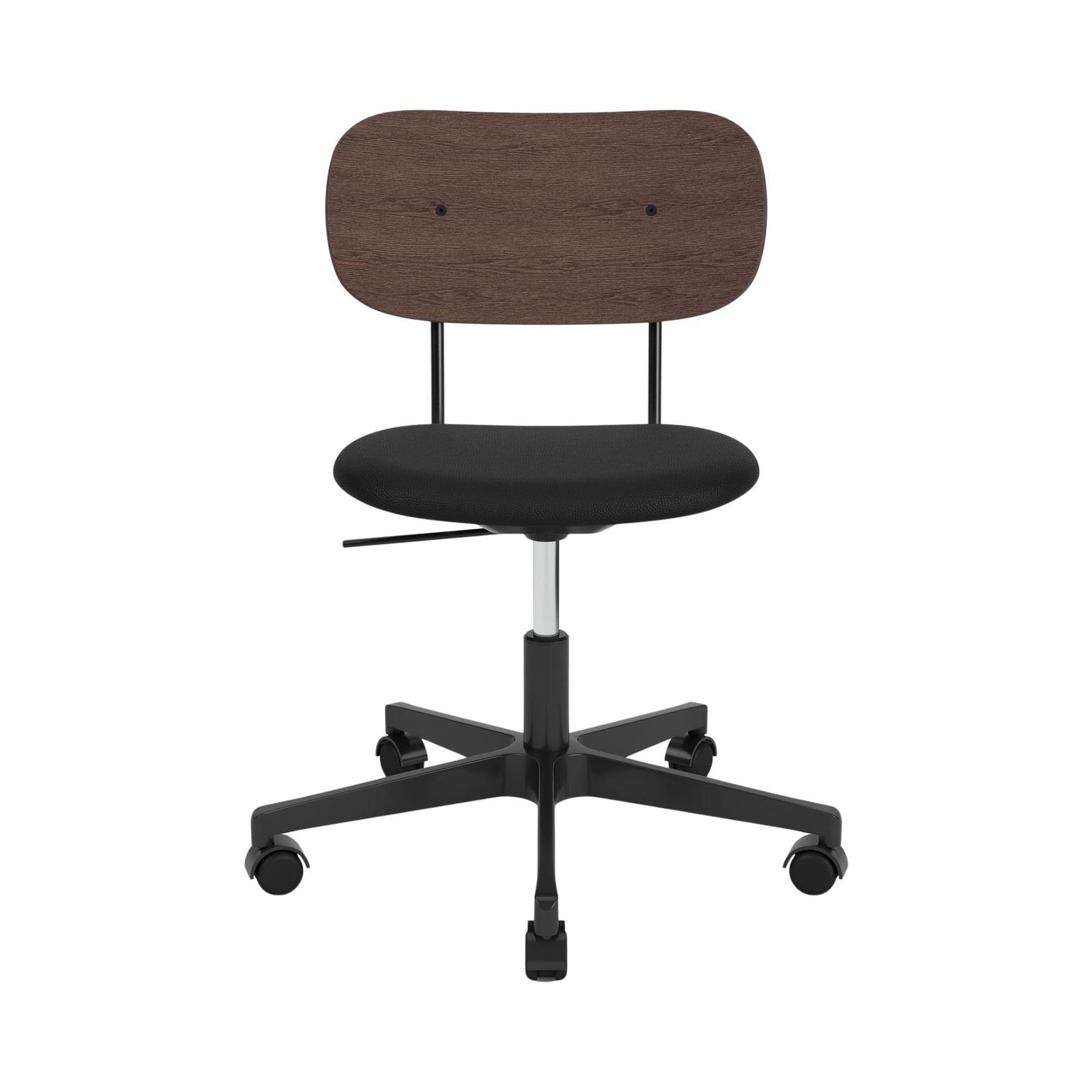 Co Task Chair, Star Base With Casters, Leather