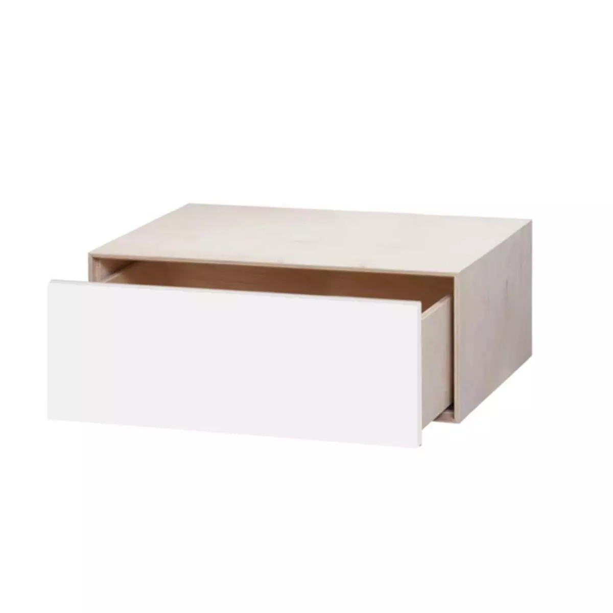 Brick box skuffesektion (hvid front) 60x22x45 cm