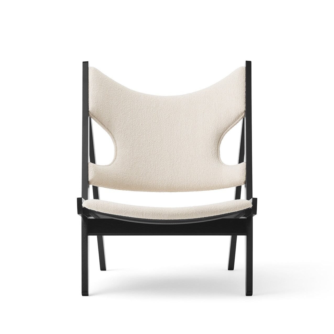 Knitting Lounge Chair, Black Oak