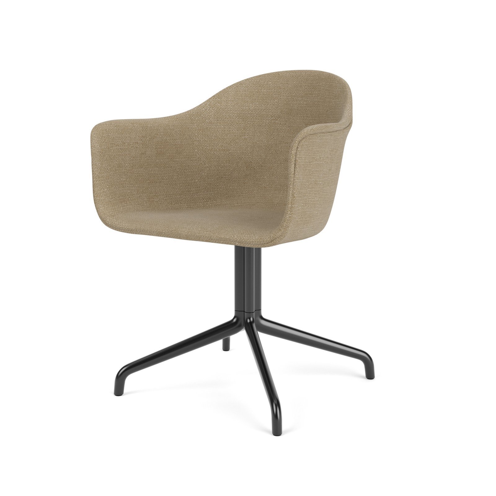 Harbour Dining Chair, Star Base With Swivel, Textile