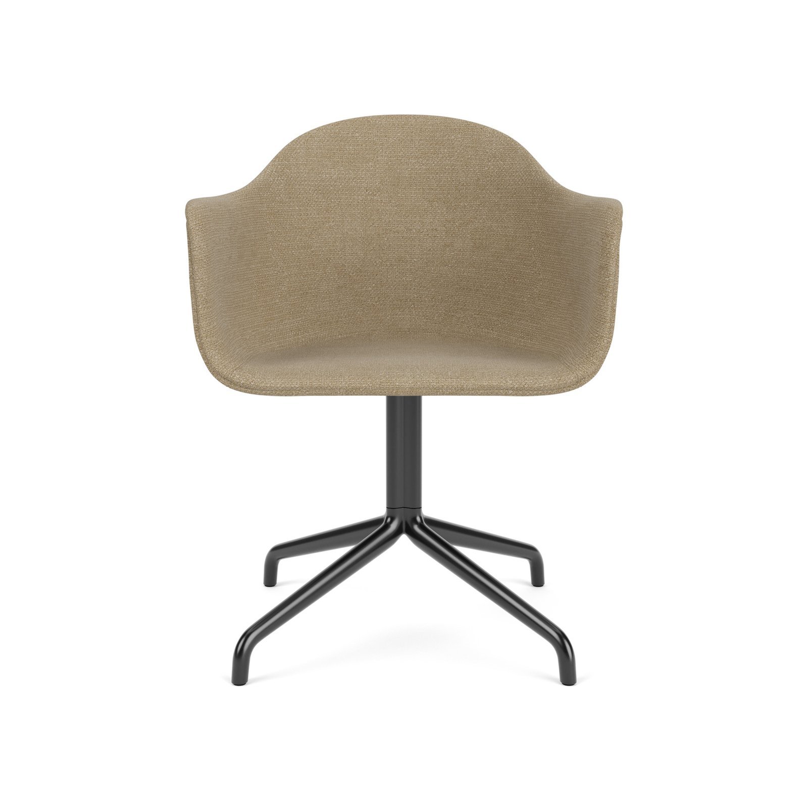 Harbour Dining Chair, Star Base With Swivel, Textile