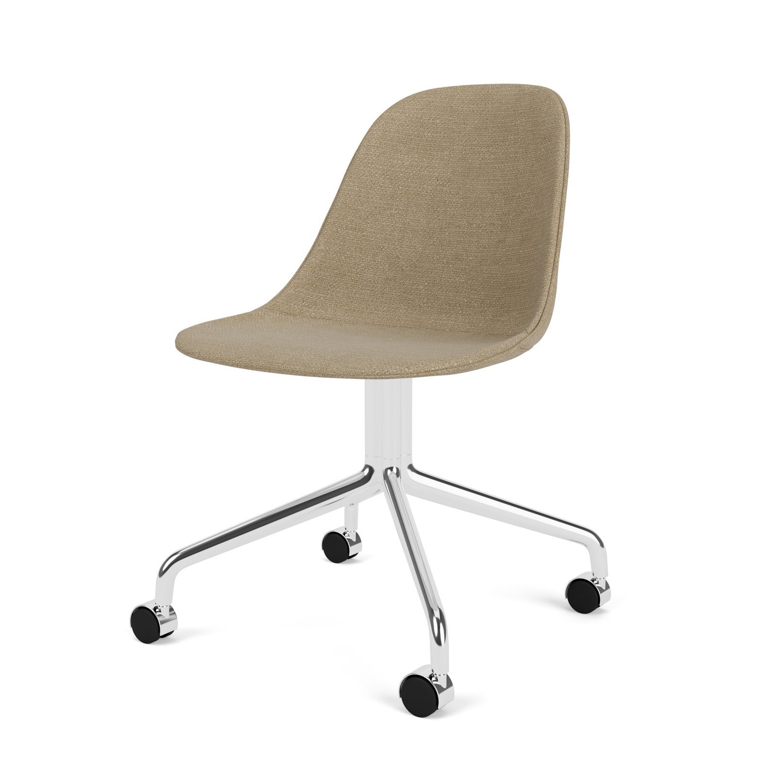 Harbour Side Dining Chair, Star Base With Casters, Textile