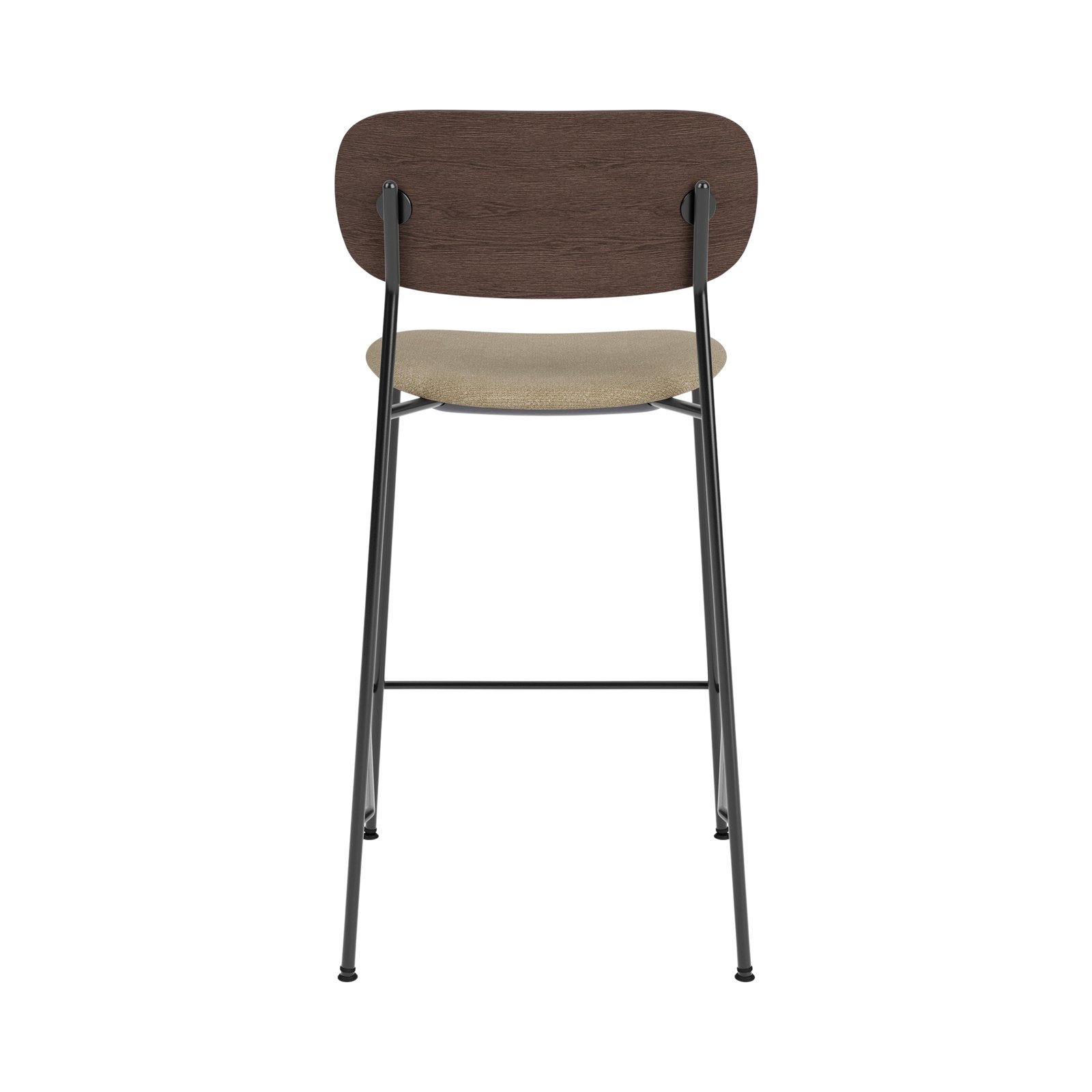 Co Counter Chair, Metal Base, Textile