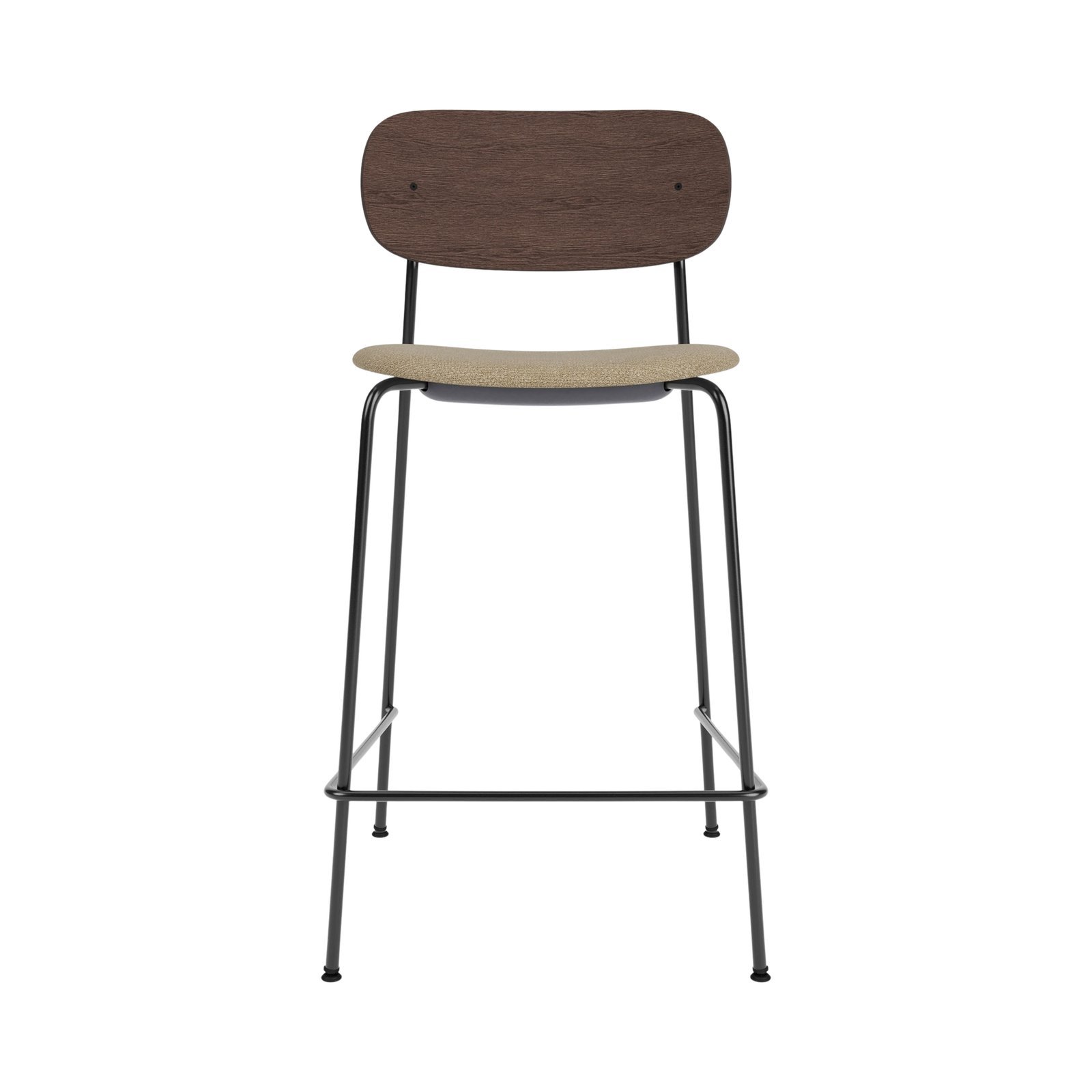 Co Counter Chair, Metal Base, Textile