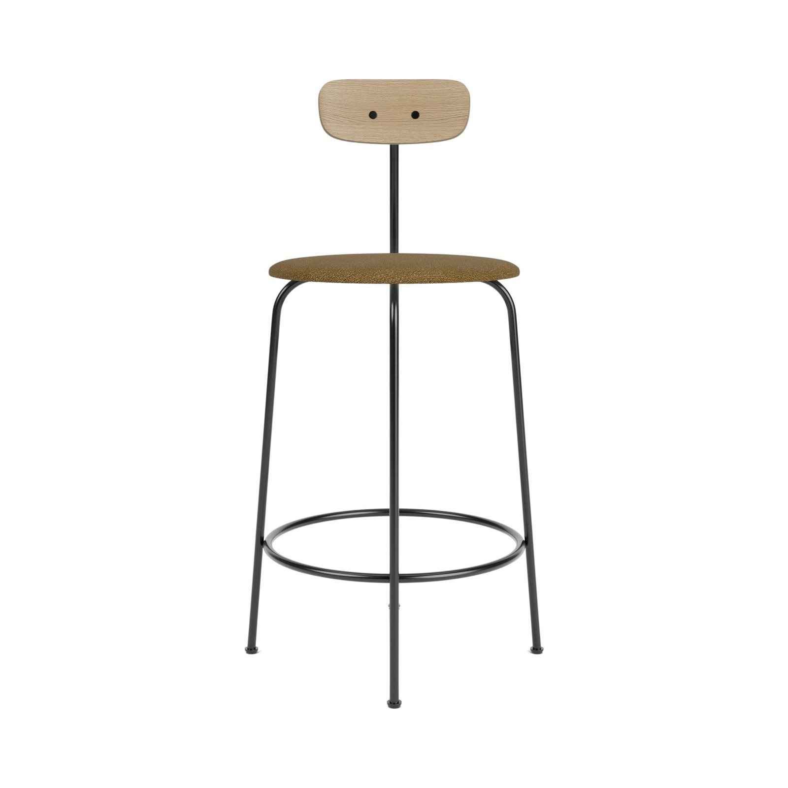 Afteroom Counter Chair, Metal Base, Textile