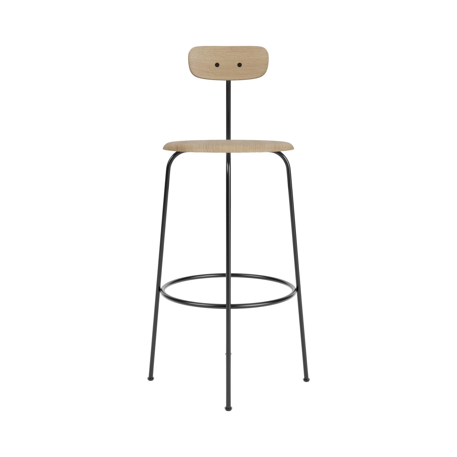 Afteroom Bar Chair, Metal Base, Unupholstered