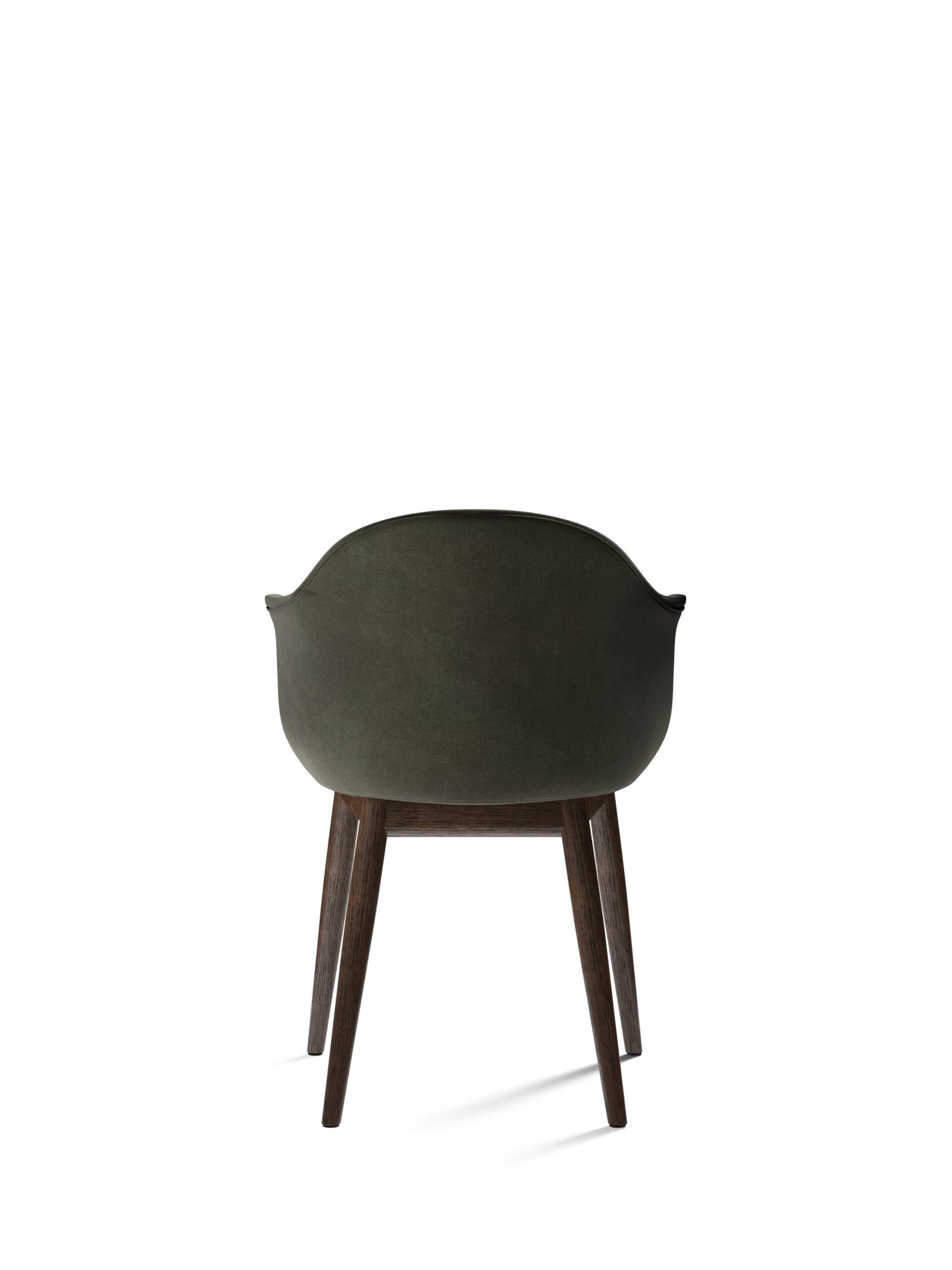 Harbour Dining Chair, Wooden Base, Textile