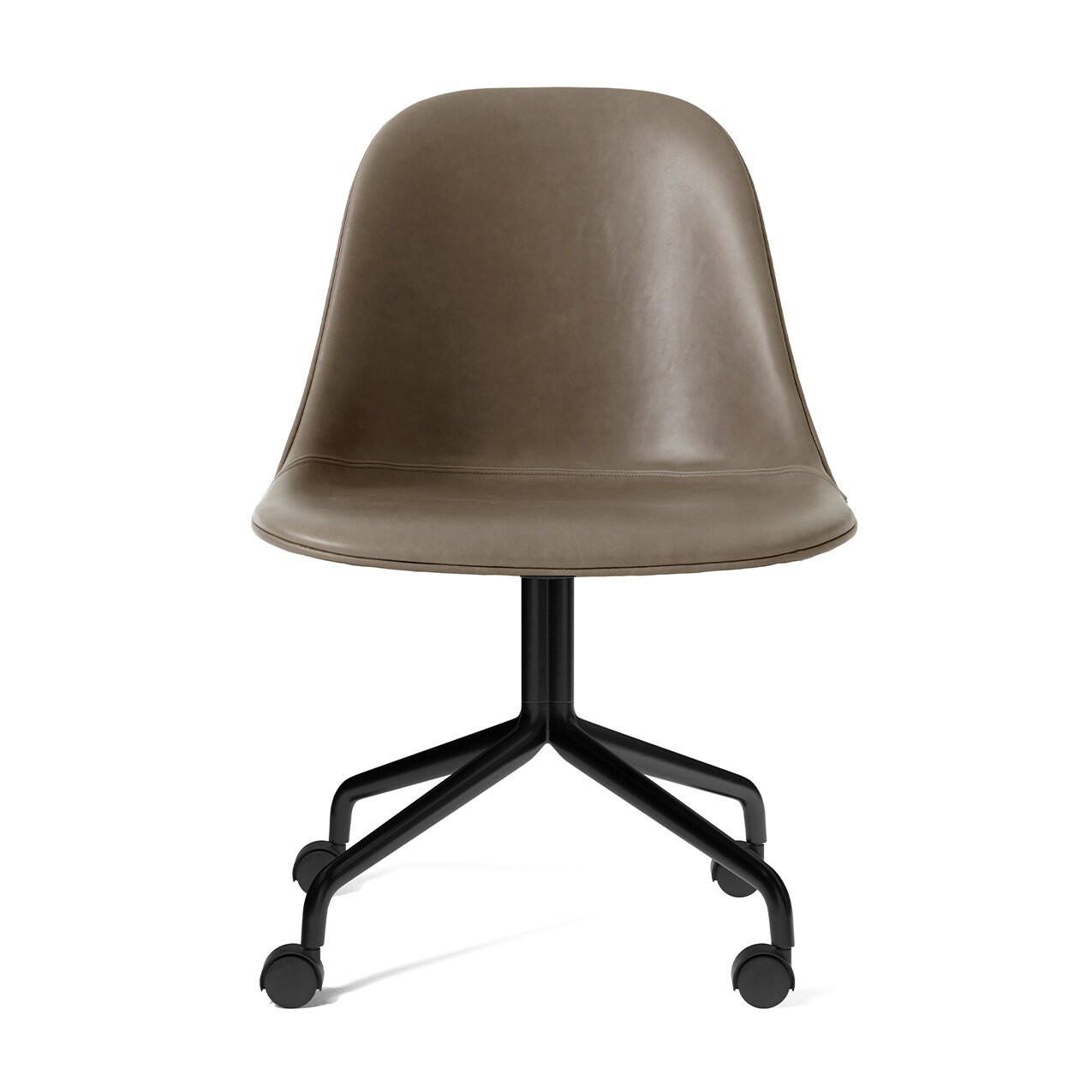 Harbour Side Dining Chair, Black Star Base w/Casters, Upholstered