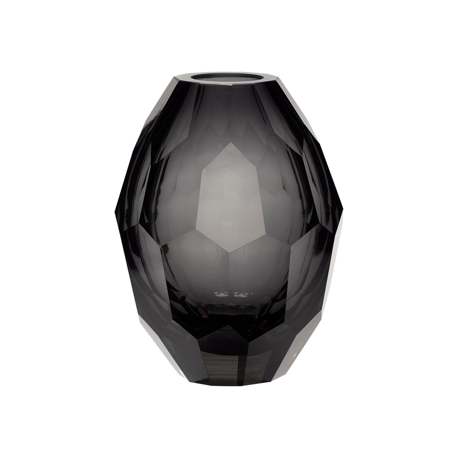 Facet Vase Grå