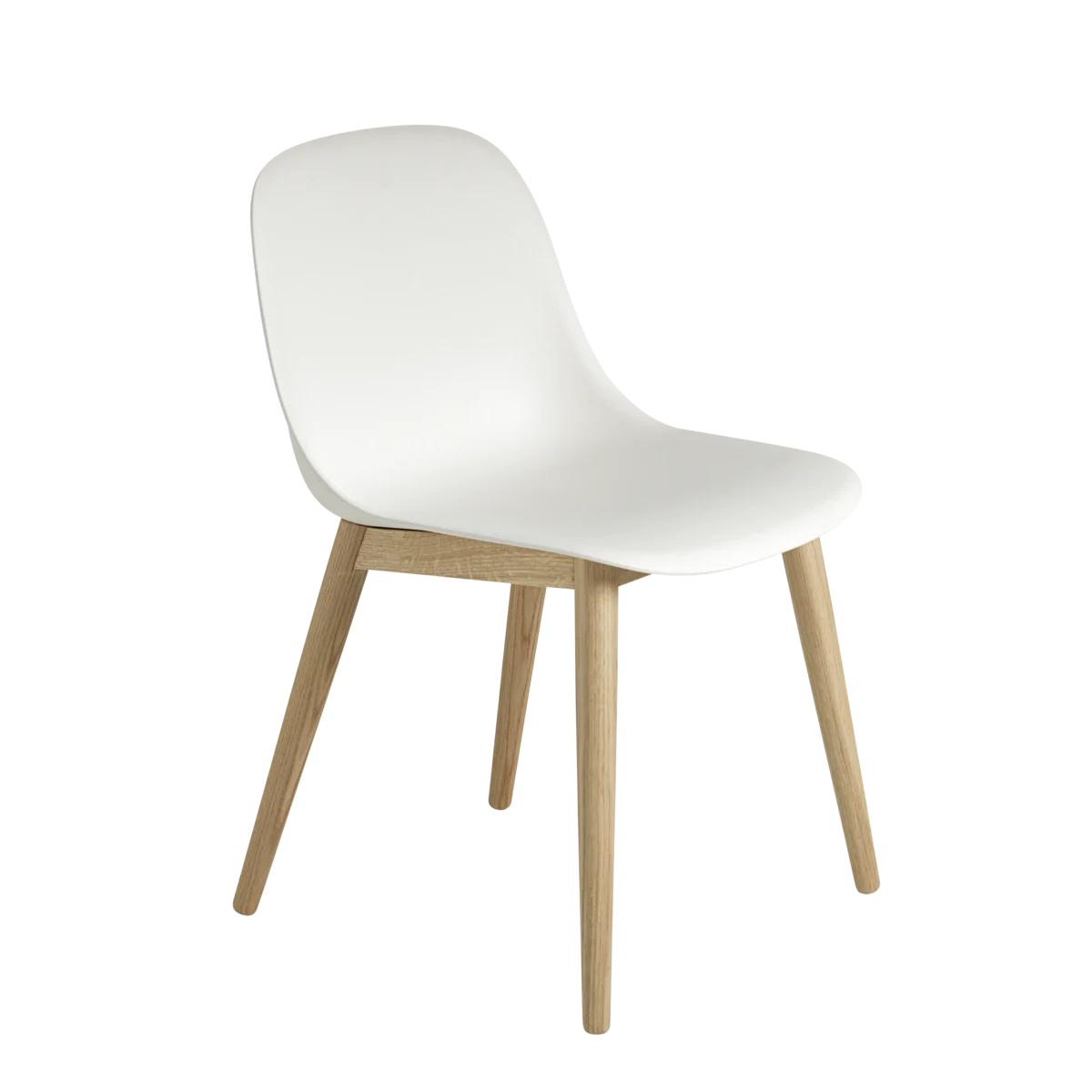 Fiber Side Chair - Wood Base