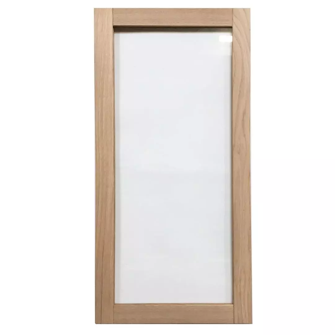 KUBIK glaslåge (ramme i eg) - stor