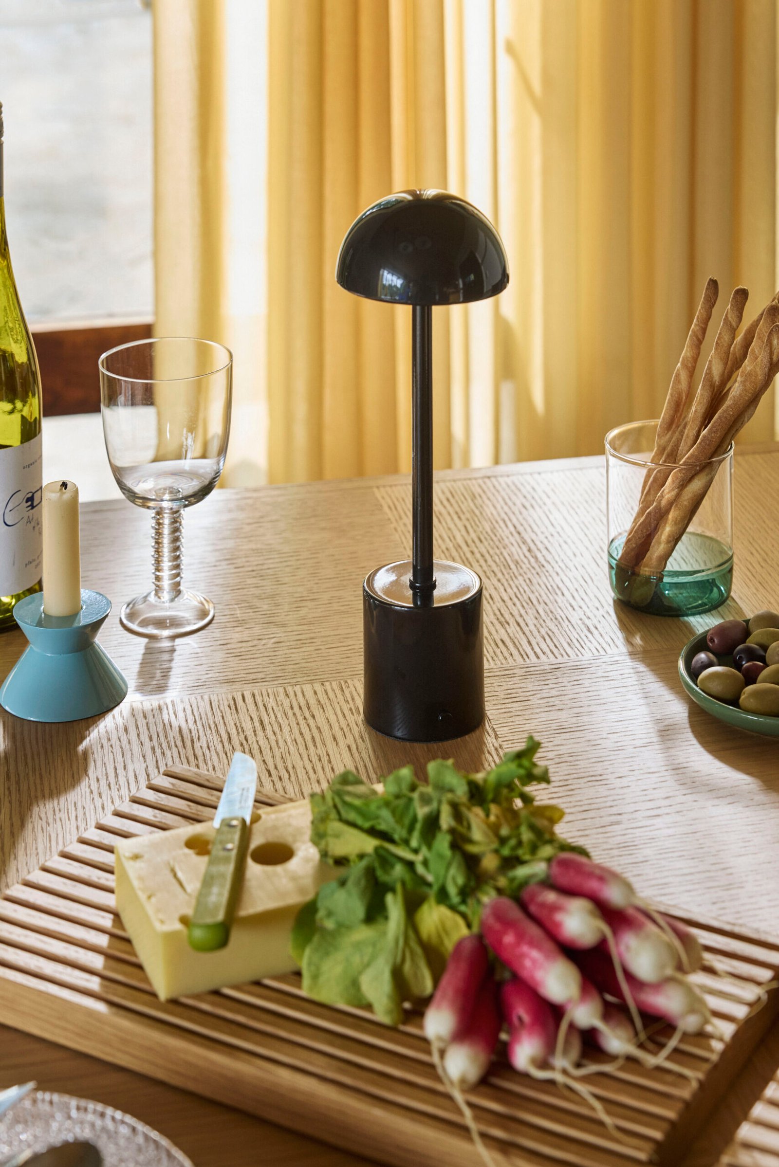 Taten Transportabel Lampe Sort