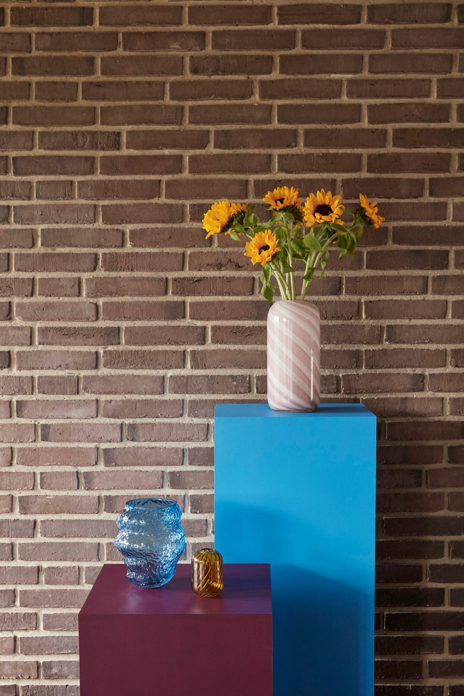 Candy Vaser Lyserød (sæt af 2)