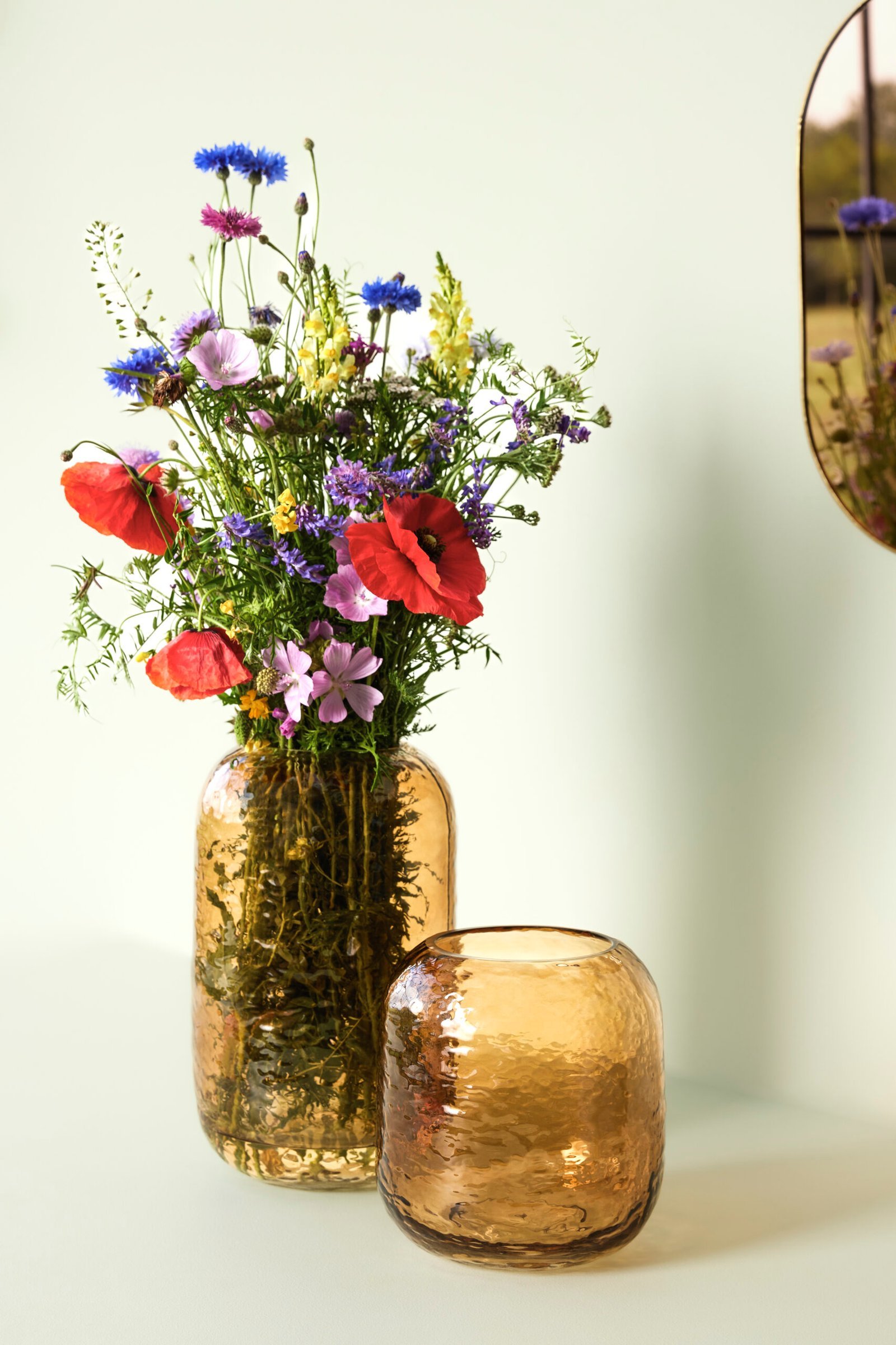 Texture Vaser Ravfarve (sæt af 2)