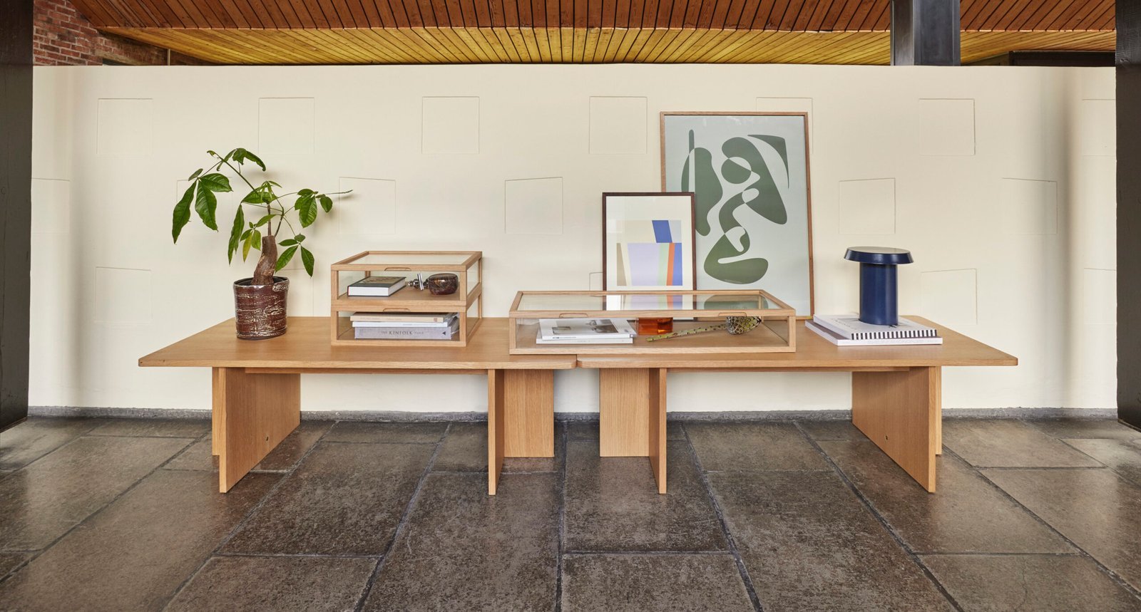 Fossil Potte Brun (sæt af 2)