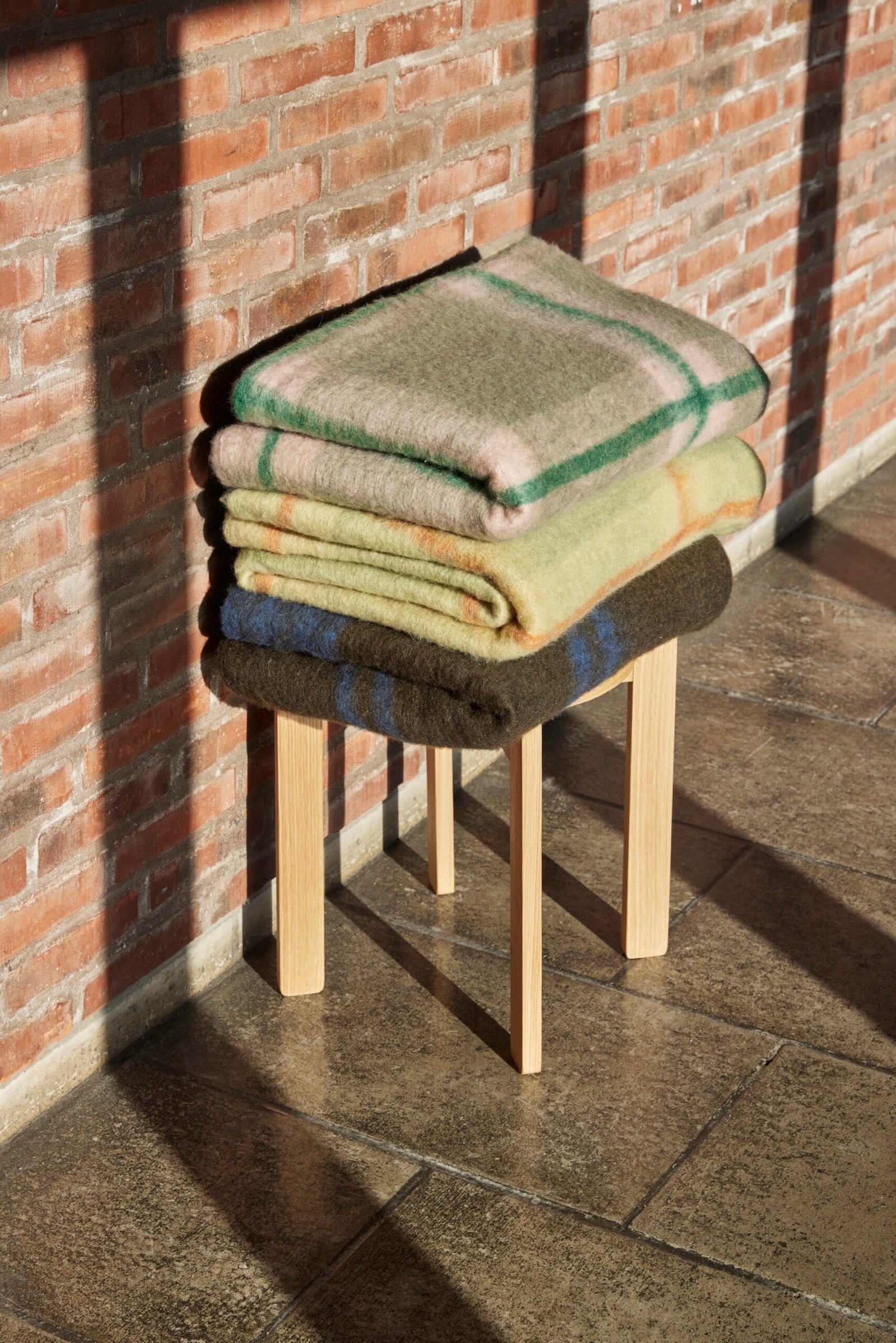 Grid Tæppe Gul/Orange