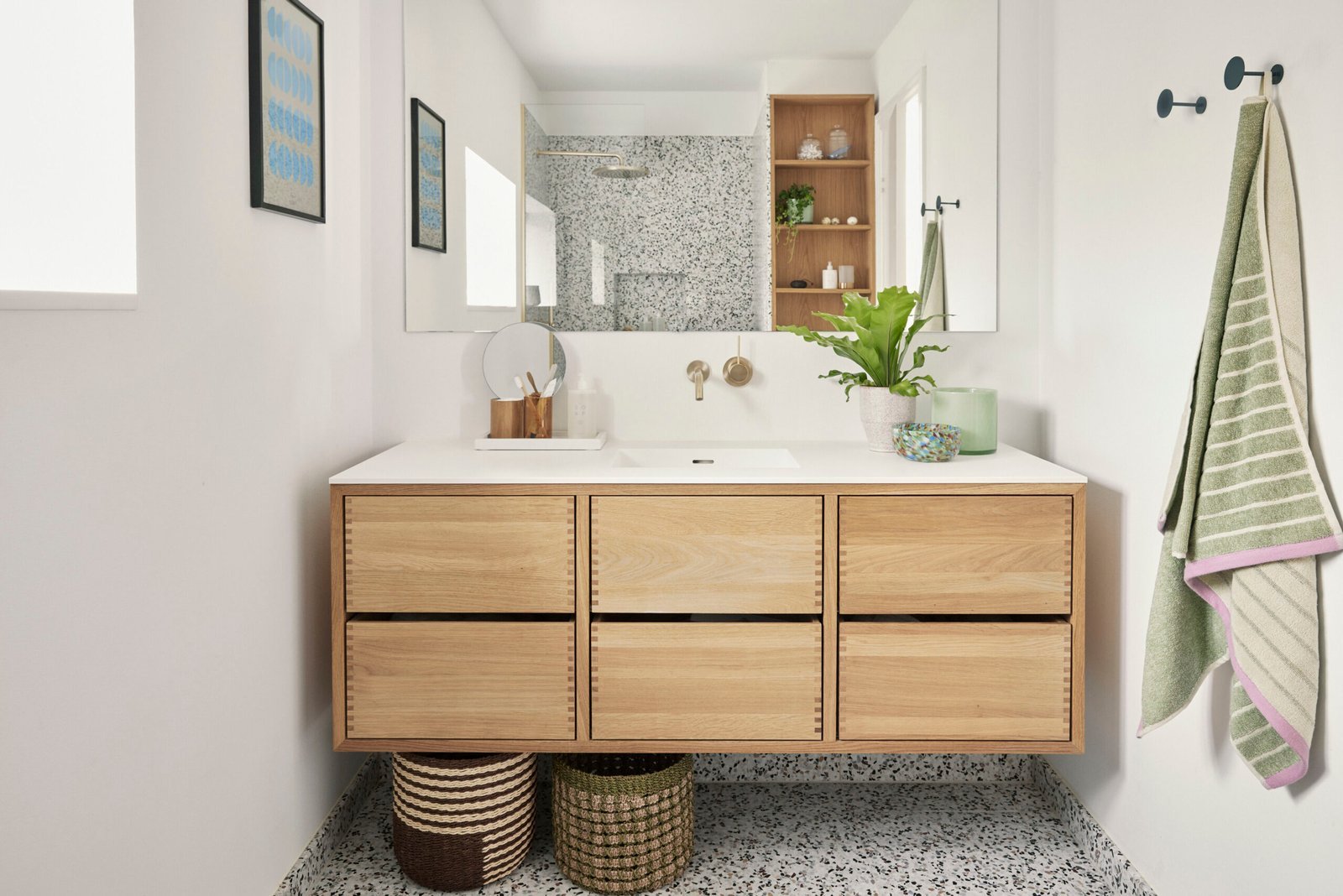 Twine Kurve Natur/Brun (sæt af 2)