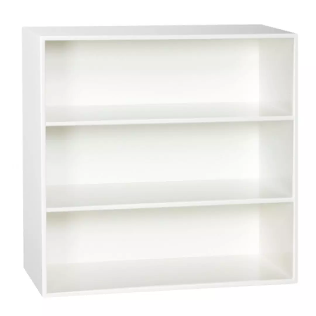 KUBIK Color (hel) reolkasse 3 rum - 70x70 cm.