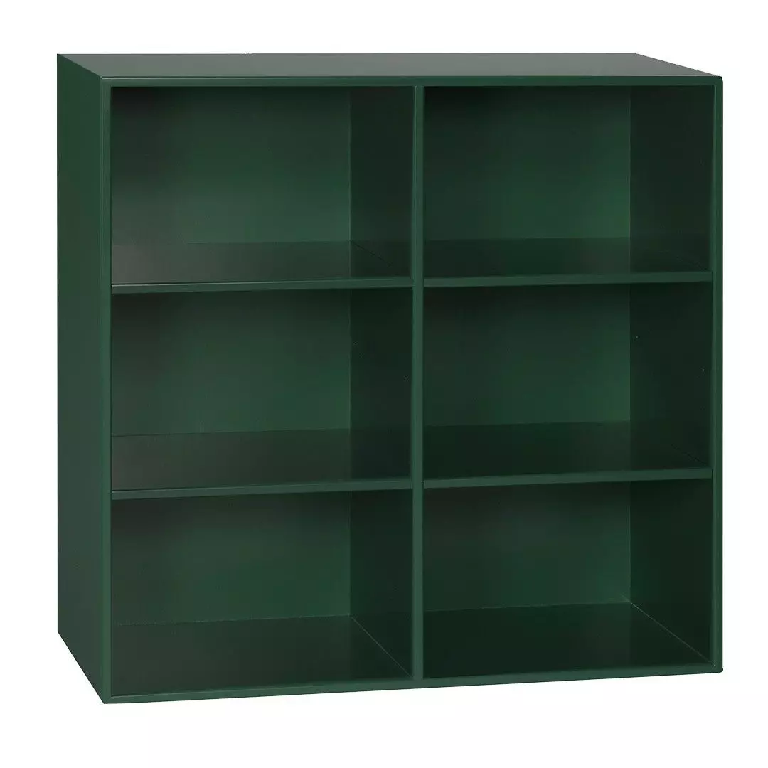 KUBIK Color (hel) reolkasse 6 rum - 70x70 cm.