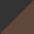Black / Warm Brown