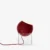Clear acrylic base / Vermilion Red