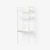 Alabaster Lacquered oak / Alabaster shelves