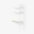 Alabaster Lacquered oak / Alabaster shelves