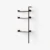 Anthracite Lacquered walnut / Lacquered walnut shelves