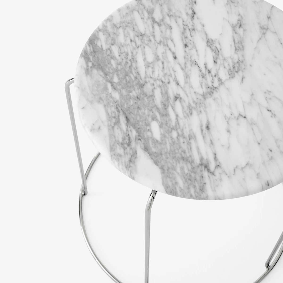 Wire Stool Marble Top VP11