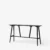 Black lacquered oak legs 4 legs Veneer / Edge Black lacquered oak