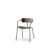 Black tube frame Black fittings / Lacquered walnut backrest & seat [133842A247]