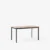Black frame Veneer / Lacquered oak / Edge Solid lacquered oak