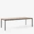Black frame Veneer / Lacquered oak / Edge Solid lacquered oak