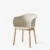 Black lacquered oak base / Soft Beige shell