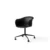 Black 4-star swivel base Castors / Black shell