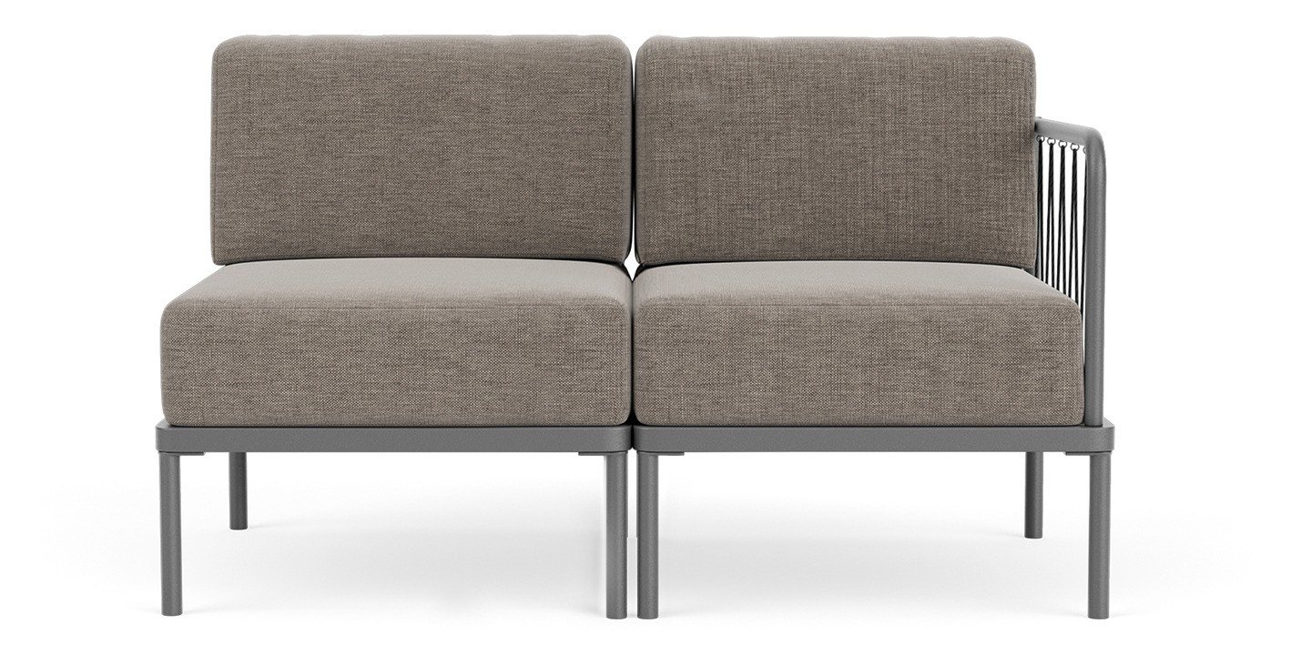 Hadley Outdoor, 2-personers højre open-end modulsofa