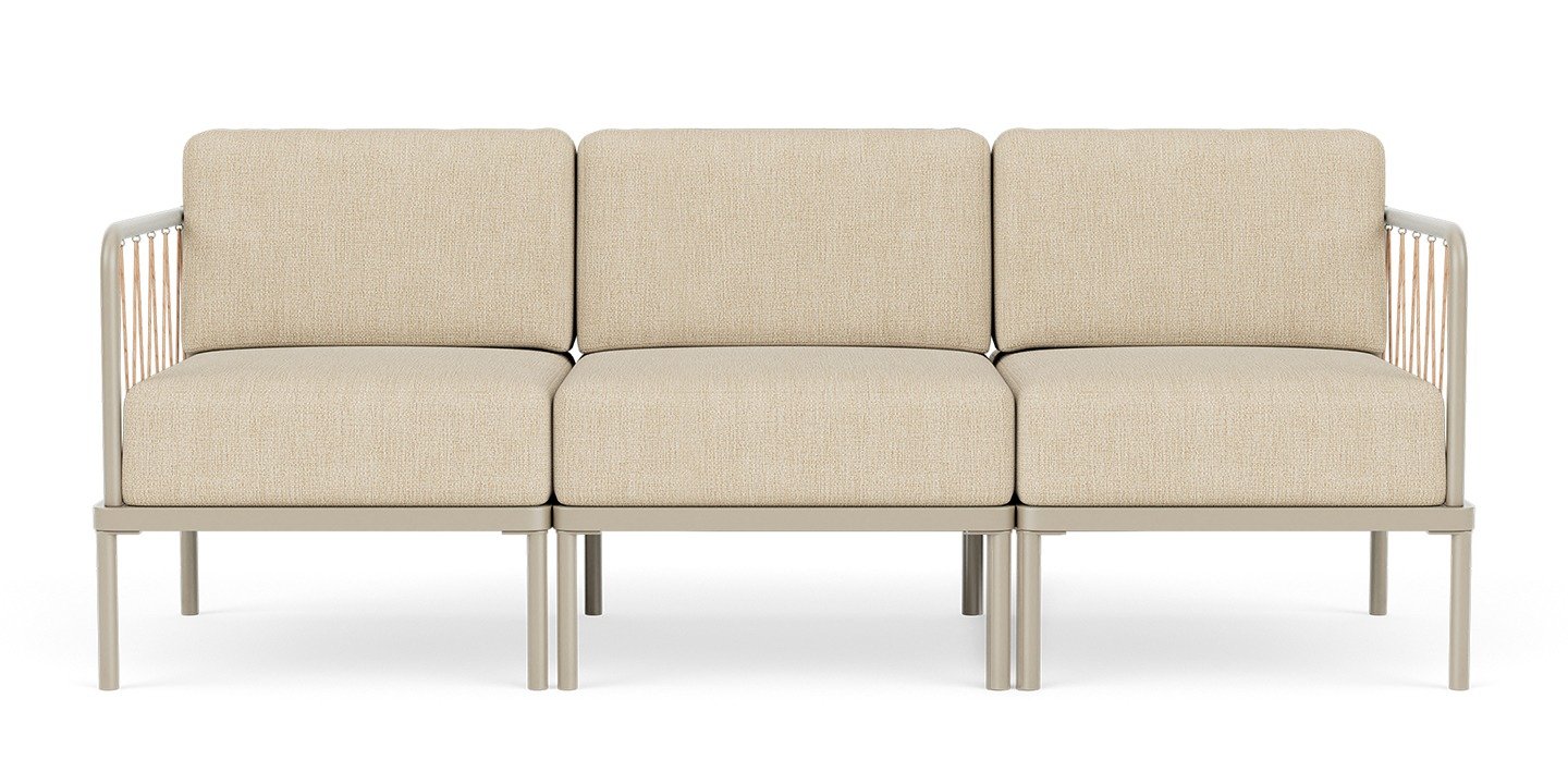 Hadley Outdoor, 3-personers modulsofa