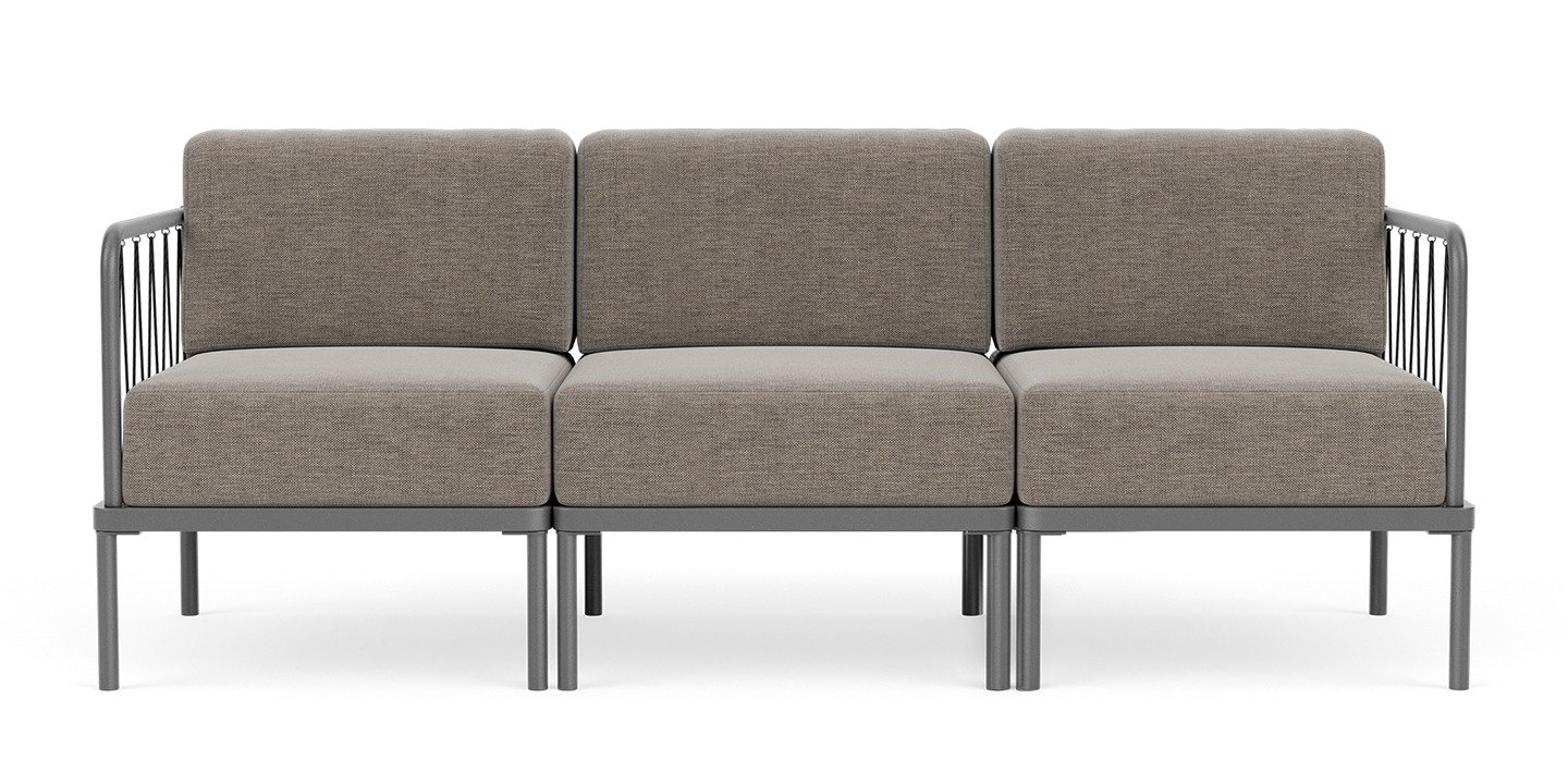 Hadley Outdoor, 3-personers modulsofa