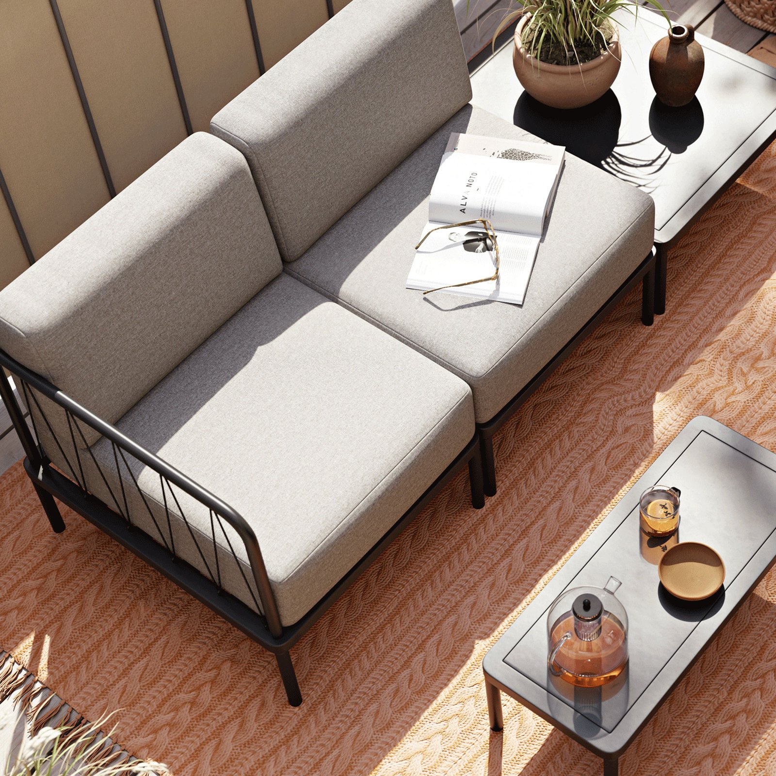 Hadley Outdoor, Fodskammel modul