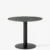 Bronzed center base Solid wood / Black lacquered oak