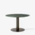 Bronzed center base Marble / Verde Guatemala