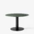 Matt black center base Marble / Verde Guatemala
