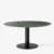 Matt black center base Marble / Verde Guatemala