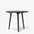 3 legs Solid wood / Black lacquered oak