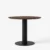 Bronzed center base Solid wood / Oiled walnut