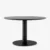 Bronzed center base Solid wood / Black lacquered oak