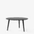 Solid wood / Black lacquered oak